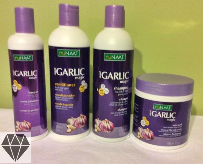 nunaat garlic shampoo and conditioner